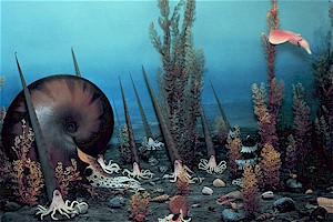 Figure 5 - Smithsonian reconstruction of a Cretaceous age seafloor.